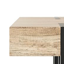 Safavieh Alyssa Mid-Century Rustic Rectangular Wood-Top Console Table