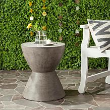 Safavieh Athena Concrete Accent Table - Gray