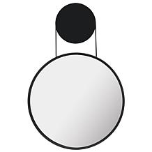 Safavieh Aura 24" Matte Black Iron Mirror