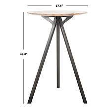 Safavieh Axel Tripod Pub Table Grey