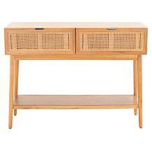 Safavieh Baisley 2-Drawer Rattan Console