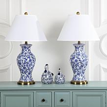 Safavieh Beijing Floral Urn Lamps