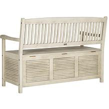 Safavieh Brisbane Storage Bench - Ash Gray  Finish