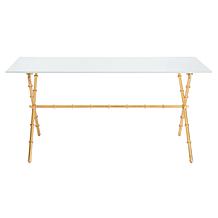 Safavieh Brogen Accent Table - White/Gold