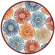 Safavieh Cabana Clover 6'-7" Round Indoor/Outdoor Rug