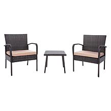 Safavieh Carew Sun Lounge Set Beige - 3 Piece