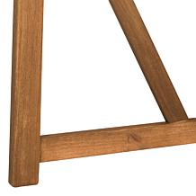 Safavieh Cloverdale Round Table - Teak Brown Finish