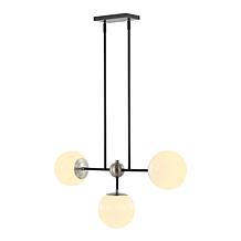 Safavieh Collier Black Nickel Iron & Glass Pendant 29.5"