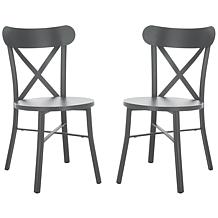 Safavieh Core Cross Back Chair, 2-pack, 17.3" x 19.7" x 33.4"