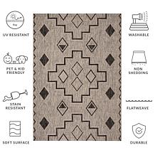 Safavieh Courtyard Aidan 5'-3" X 7'-7" Indoor/Outdoor Rug