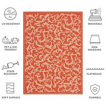 Safavieh Courtyard Gillian 4' x 5'7" Rug