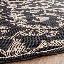 Safavieh Courtyard Gillian 5'3" x 5'3" Round Rug