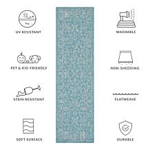 Safavieh Courtyard Owen 2'-3" X 8' Indoor/Outdoor Rug