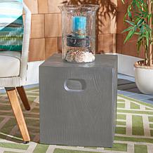 Safavieh Cube Concrete Accent Table - Gray