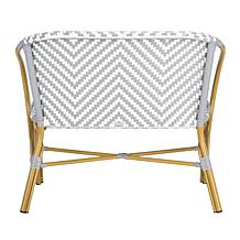 Safavieh Dandra Herringbone Rattan Settee