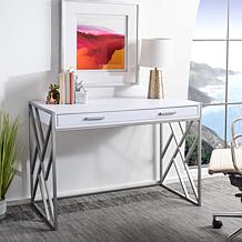 Techni Mobili Modern Office Desk with Storage - Grey - 20083747