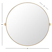 Safavieh Eldia 36" Silver Metal and Glass Mirror