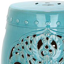 Safavieh Flora Ceramic Garden Stool - Blue