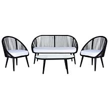 Safavieh Halcott 4-Piece Living Set