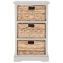 Safavieh Halle 3 Wicker Basket Storage Side Table