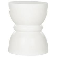 Safavieh Haruki Concrete Accent Table - Ivory