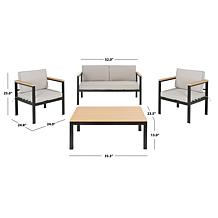 Safavieh Hendor 4-Piece Living Set