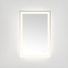 Safavieh Hyatt 24" Aluminum LED Mirror