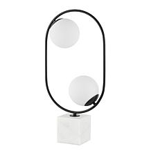 Safavieh Imrie 26.25" White and Black Table Lamp