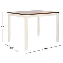 Safavieh Izzy Rectangle Counter Table White