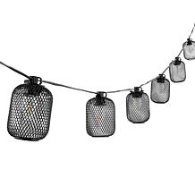 Safavieh Jepsen 10-Light Black Outdoor String Light 120"