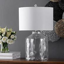 Safavieh Julen Clear Glass Table Lamp, 15 x 15 x 24.5"