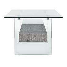 Safavieh Kayley Modern Rectangular Glass Coffee Table