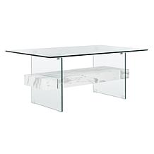 Safavieh Kayley Modern Rectangular Glass Coffee Table