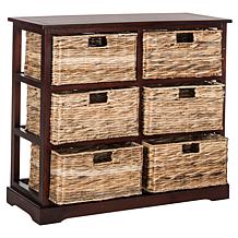 Safavieh Keenan 6 Wicker Basket Storage Chest