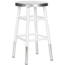 Safavieh Kenzie Silvertone-Dipped Counter Stool