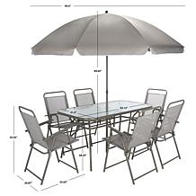 Safavieh Laurenti Dining Set Grey