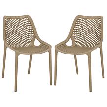 Safavieh Leila Dining Chair 2-Pack in Yellow