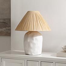 Safavieh Leola 21" Cream Resin Table Lamp