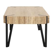 Safavieh Liann Mid-Century Rustic Wood-Top Coffee Table