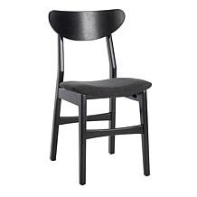 Safavieh Lucca Retro Black Dining Chair 2-pack