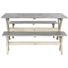 Safavieh Marina 3-piece Picnic Table Set