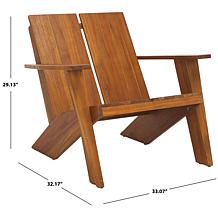 Safavieh Maya Adirondack Chair in Federal Blue