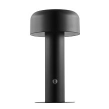 Safavieh Mayella Rechargeable LED Table Lamp, Black, 11"