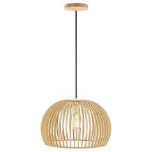 Safavieh Mesa Extendable Natural Wood Pendant 17.75"