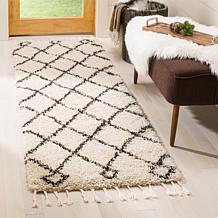 Safavieh Moroccan Fringe Shag Kamilah Rug - 2-1/4' x 7'