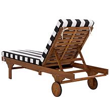 Safavieh Newport Lounge Chair in Yellow Stripe