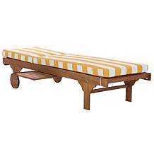 Safavieh Newport Lounge Chair in Yellow Stripe