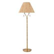 Safavieh Nola Floor Lamp with Metal & Rattan Body