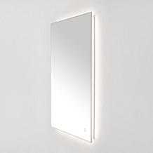 Safavieh Nolan 24" White Aluminum LED Mirror