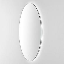 Safavieh Nolan 24" White Aluminum LED Mirror